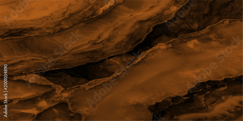 A mesmerizing view of the textures in the Martian landscape, presenting an abstract panorama of a rocky, rust-colored terrain.