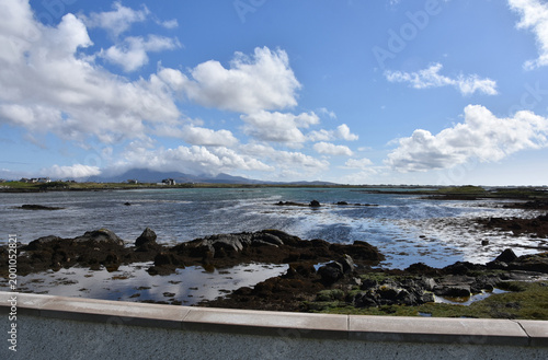 Rural View of South Uist Shallow Waters in Scotland
