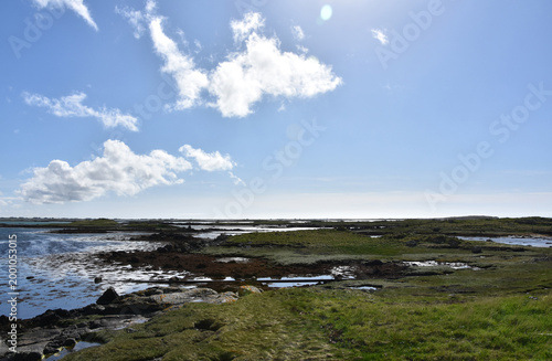 Rural Shallow Waters Along the Coast in the Hebrides
