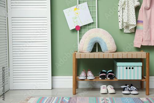 Tableau sur toile Shoe storage