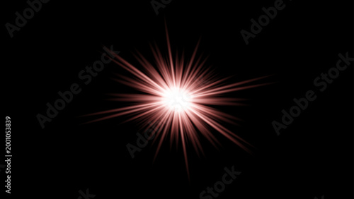Radiant starburst a brilliant explosion of light against a dark background