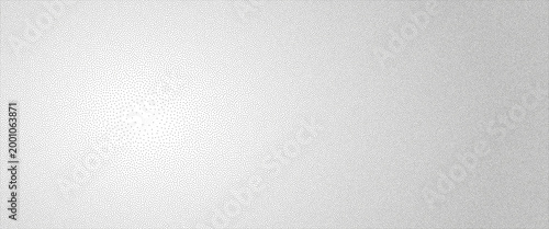 Abstract minimalist stipple texture with black dots density transition and dithered halftone effect for retro design