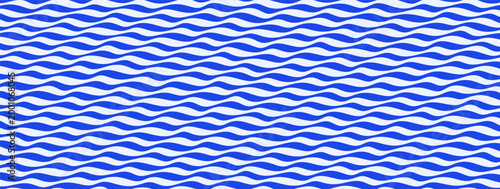 Summer line vector with abstract water wave and print background pattern. Illustration wavy seamless with nautical milk shape and aquatic style concept. Blue texture graphic with dairy children.