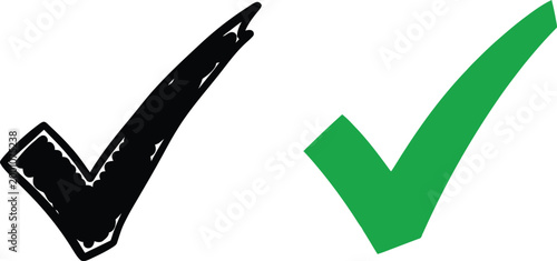 Check mark icons Vector
