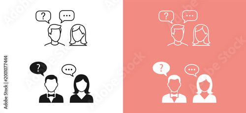 Communication and dialogue exploring different visual styles and representations