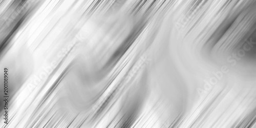 Abstract grayscale fluid motion background with diagonal streaks and soft light diffusion effect vector