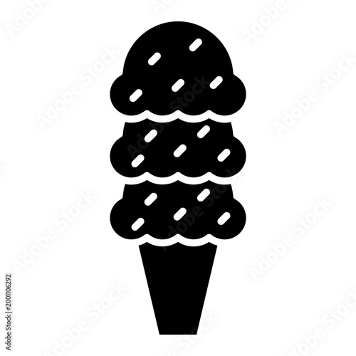 Sweet Patriotic Ice Cream Cone