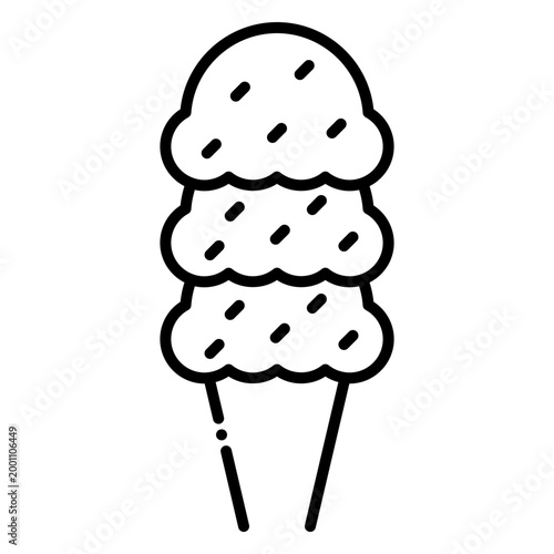 Sweet Patriotic Ice Cream Cone