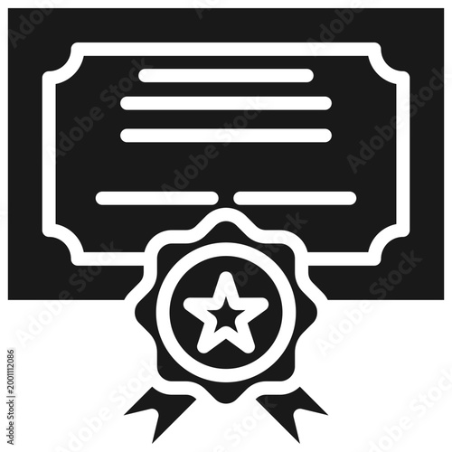 Certificate Award Icon