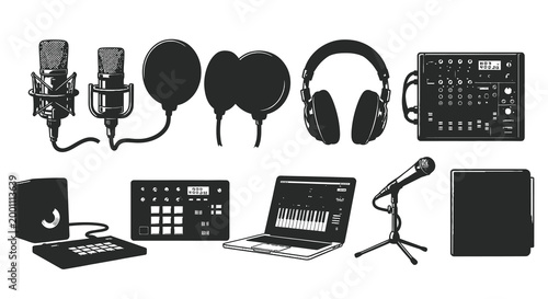 music audio production studio recording