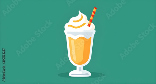 ice cream float, colorful dessert drinks, soda float glasses, sweet beverage illustration, creamy summer dessert, cold refreshment vector, glass float collection, ice cream soda art, tasty frozen drin