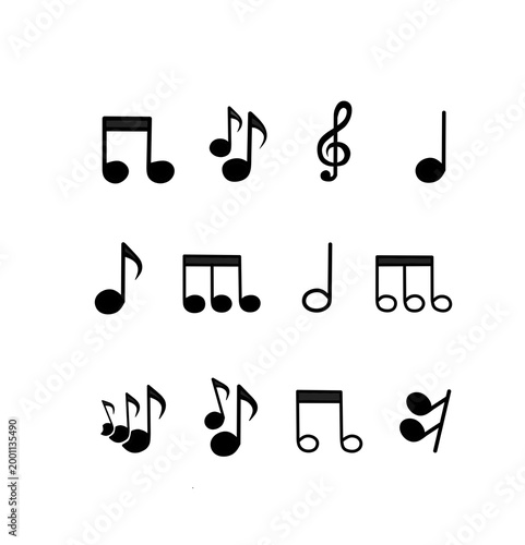 music icons set