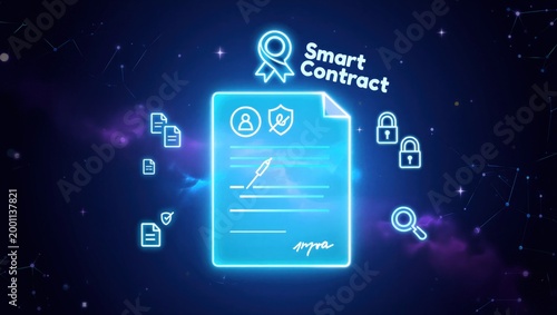 Smart contract automation, blockchain transaction, decentralized automation, crypto transaction, AI-powered contract execution, cloud-based legal document verification, agreements, e-contract system
