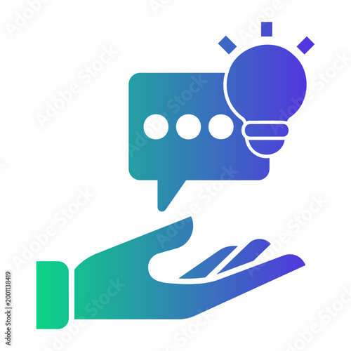 suggestion Gradient icon