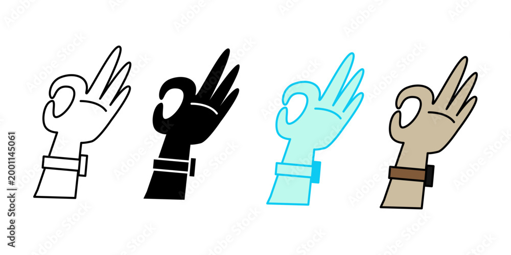 Obraz premium Hand no problems gesture everything is okay 