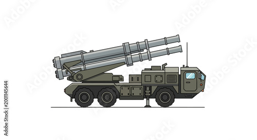 Military missile launcher vehicle.