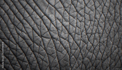 Konstfotografi A detailed close-up shot of the textured skin of an elephant, showing deep wrinkles, patterns, and folds