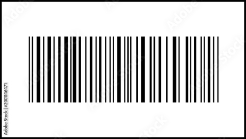 Tableau sur toile Barcode illustration