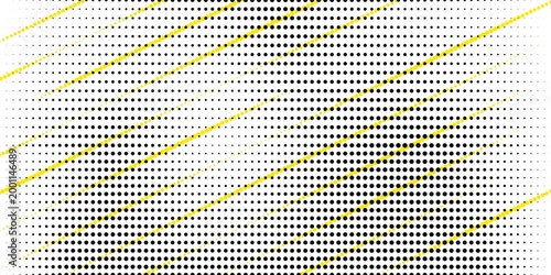 Titik-titik halftone putih dan hitam pola warna latar belakang tekstur grunge gradien. Ilustrasi vektor gaya olahraga komik seni pop titik. eps 10
