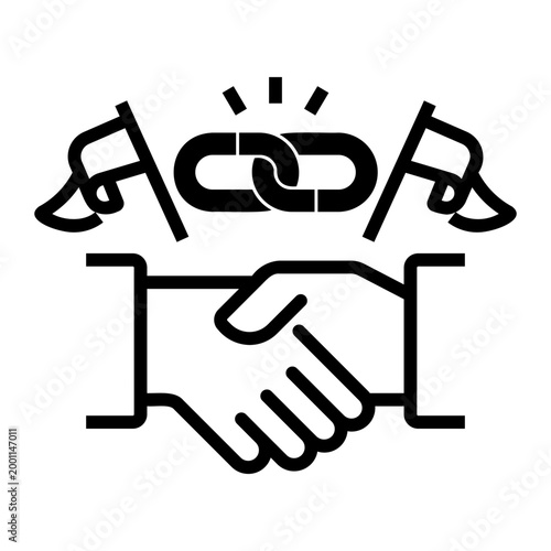 negotiation Line Icon