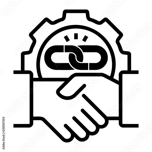 negotiation Line Icon
