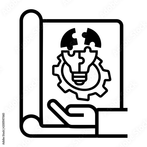 negotiation Line Icon
