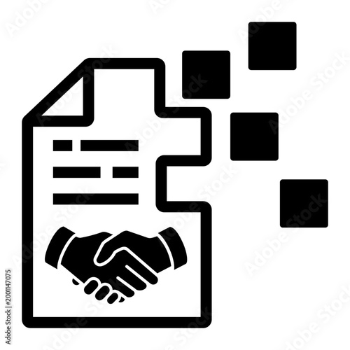 negotiation Line Icon