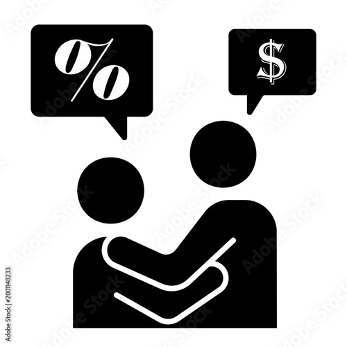 negotiation Solid icon