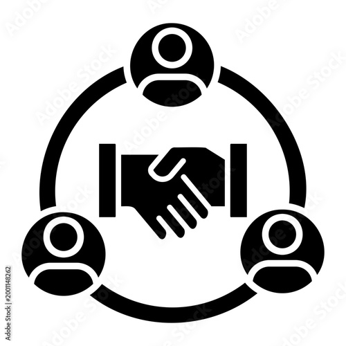 negotiation Solid icon