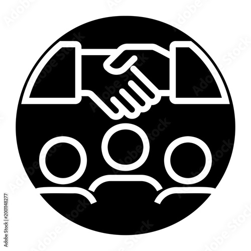 negotiation Solid icon