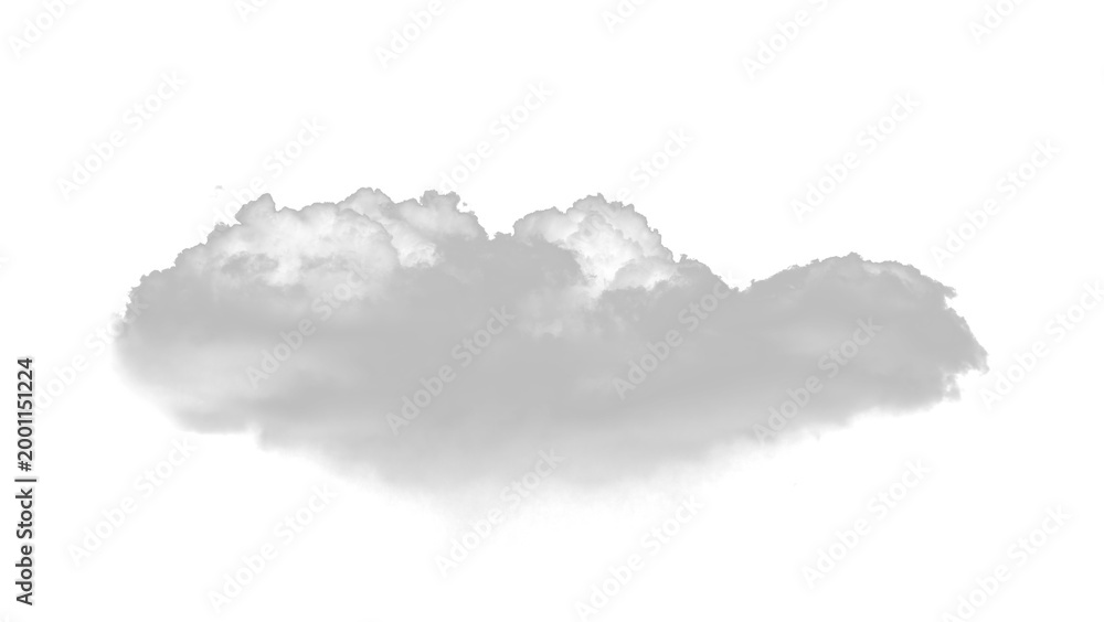 Fototapeta premium Cloud sky set of isolated white clouds with various shape and size on transparent background. Soft, fluffy cloud texture with natural appearance,weather element, mockup or foggy background.