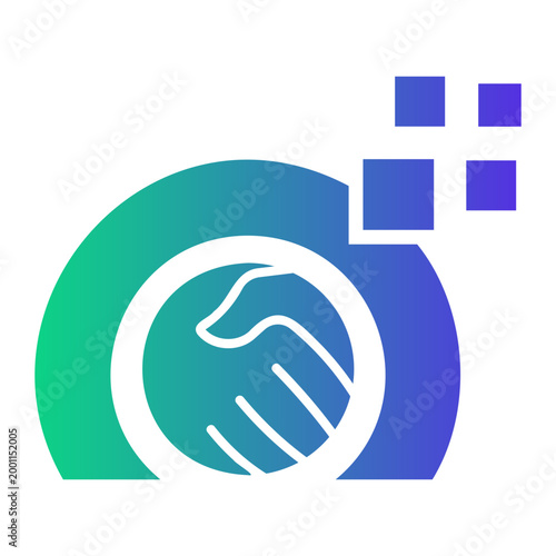 negotiation Gradient icon
