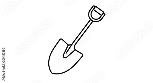 Shovel Tool For Digging Soil.
