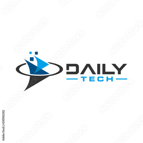 digital data transmission technology logo