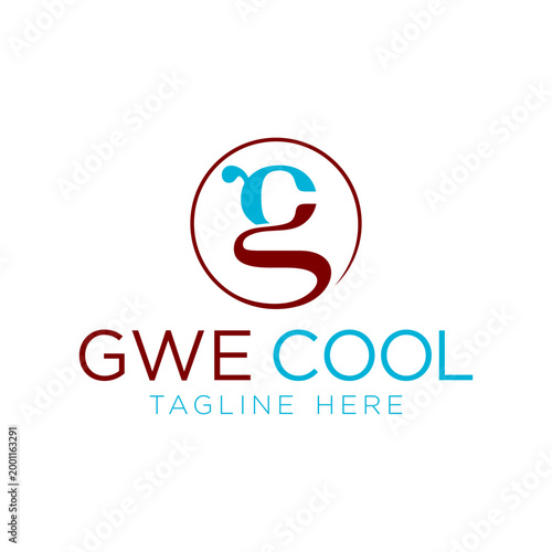 financial industry business logo with initials GC