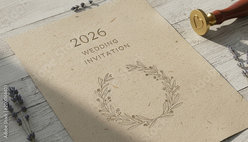Beige Grain Texture Recycled paper for wedding invitations - JPG Oly