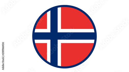 Abstract swirling ribbon graphic red white and blue decorative element