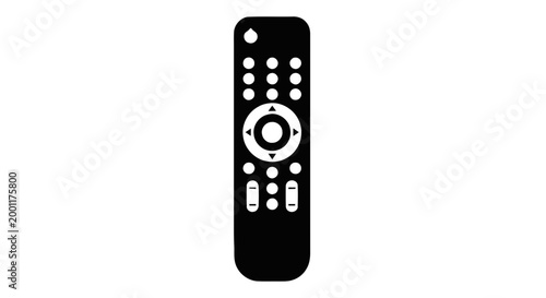 Black Television Remote Control.