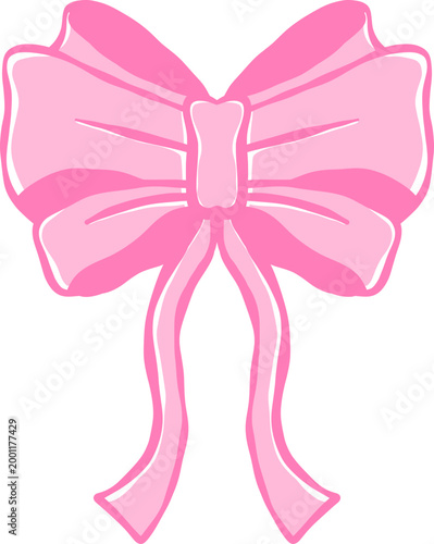 Hand Drawn Cute Bow Ribbon Illustration