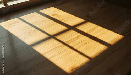 Sunlight Transitions Across Desk Surface with Layered Shadow Movement