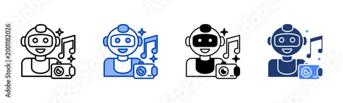 Content Generation  Icon with Style Variations