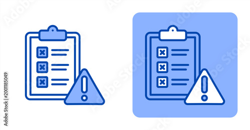 Project Failure icon, with contrast background.