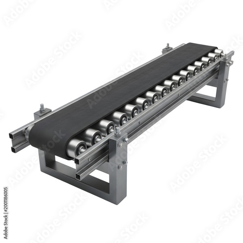 Industrial conveyor belt machine