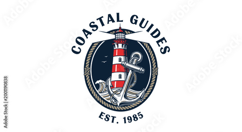 Coastal Guides logo with lighthouse anchor.
