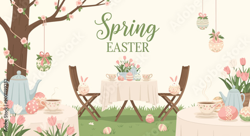 Warm Coffee Cup Steam Rising in Clean Flat Vector Illustration