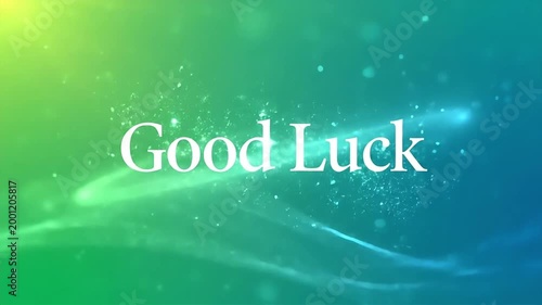 Good Luck, Motivational Background, Colorful Gradient, Wishful Thinking