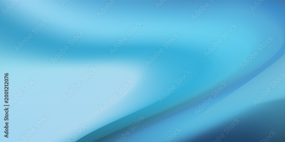 Obraz premium Abstract Blue Fluid Gradient Background with Soft Liquid Waves, Modern Elegant Silk Texture for Technology UI Design, Smooth Light Blue Corporate Backdrop for Banner and Presentation