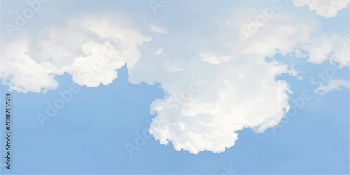 
soft blue sky with gentle white clouds and natural light patterns