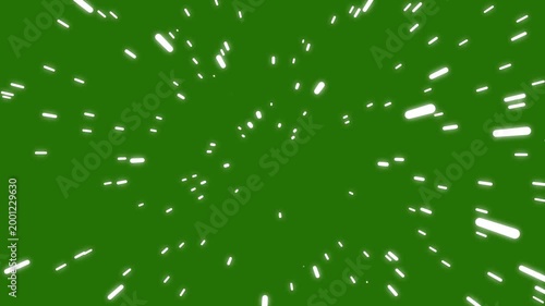 Hyperspeed Warp Tunnel Flight Through Space, Abstract Starfield Light Streaks Animation Loop, Futuristic Sci-Fi Motion Background in Ultra HD 4K