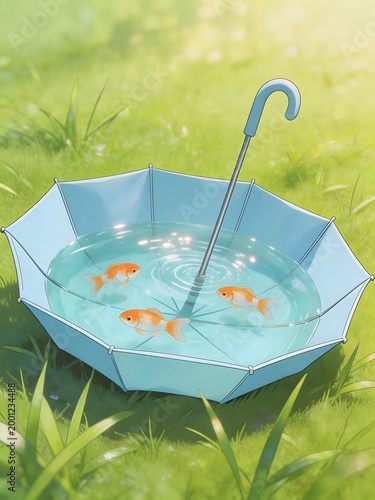 water in the garden